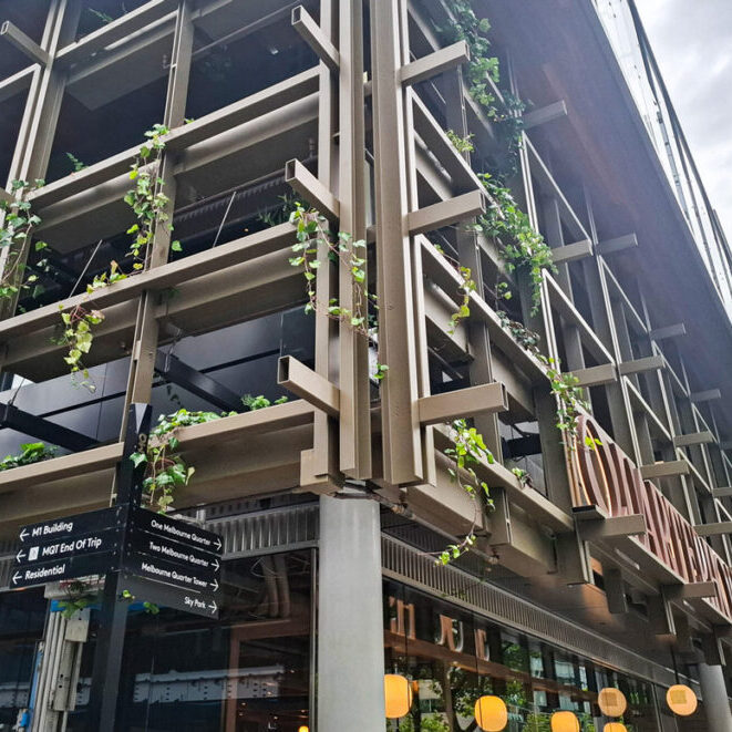 QuarterHouse home to Fytogreen's Aluminium Planter Boxes at Melbourne Quarter.