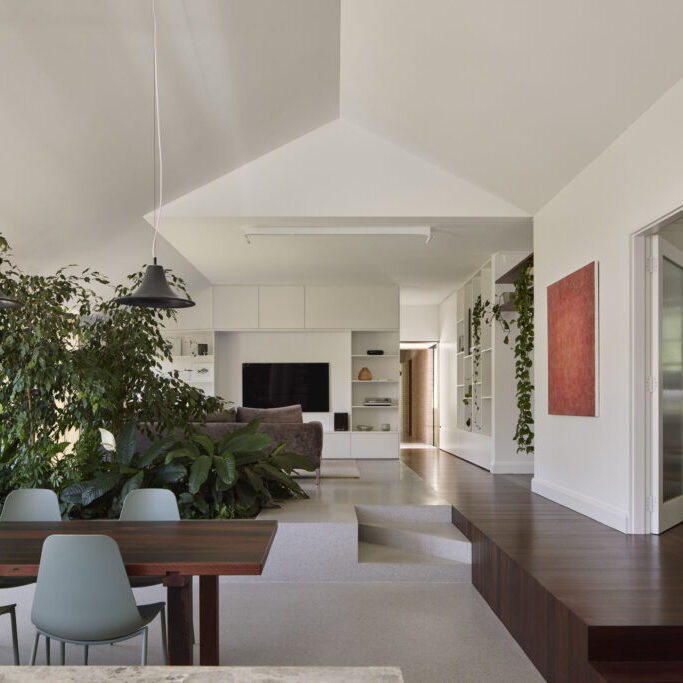 Fytogreen brings the garden indoors at Hotham House, enhancing residential architecture with custom indoor planter boxes that seamlessly integrate nature into everyday living.